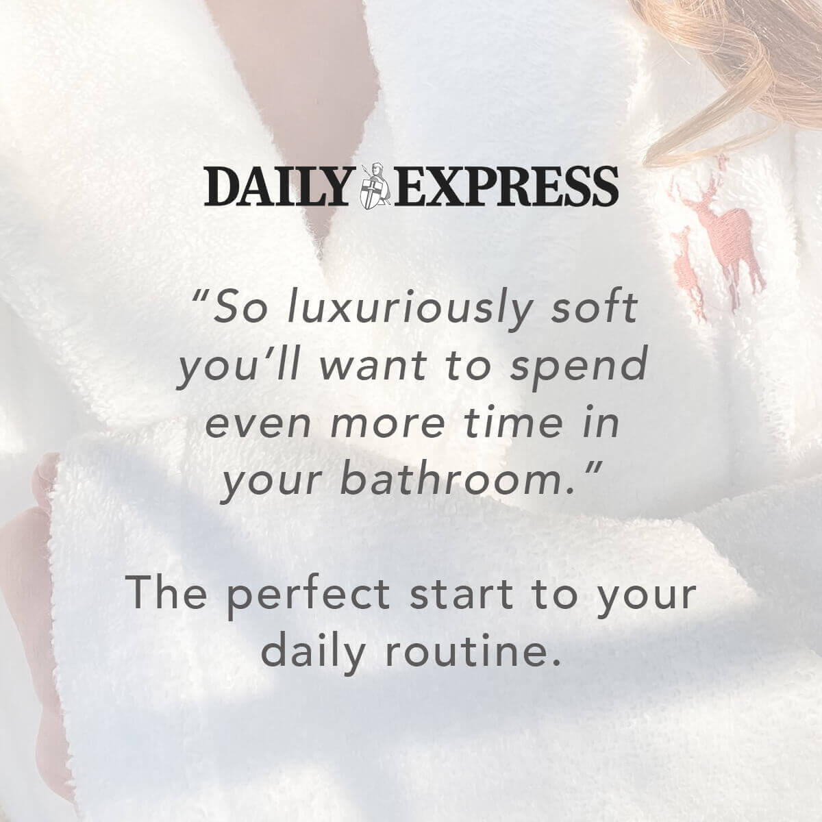 Unisex Zero Twist Cotton Towel Dressing Gown, Pure White