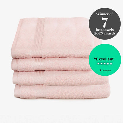 Egyptian Cotton 4 Piece Luxury Bath Sheet and Bath Towel Set