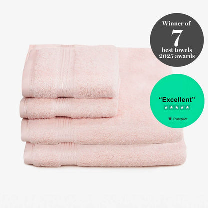 Egyptian Cotton 4 Piece Luxury Bath Sheet and Hand Towel Set