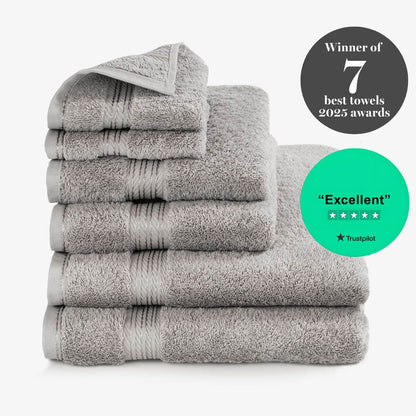 Egyptian Cotton 6 Piece Luxury Bath Towel Set