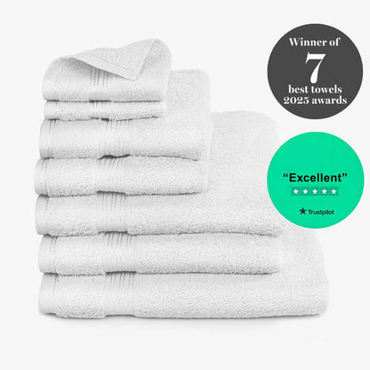 Egyptian Cotton 7 Piece Luxury Bath Towel Set