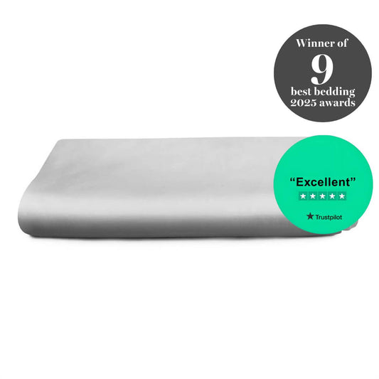 Egyptian Cotton 300 Thread Count Sateen Luxury Extra Deep 40cm Fitted Sheet