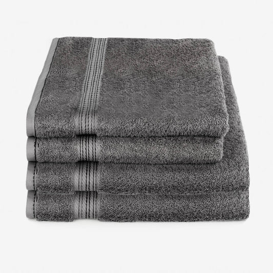 Egyptian Cotton 4 Piece Luxury Bath Sheet and Bath Towel Set