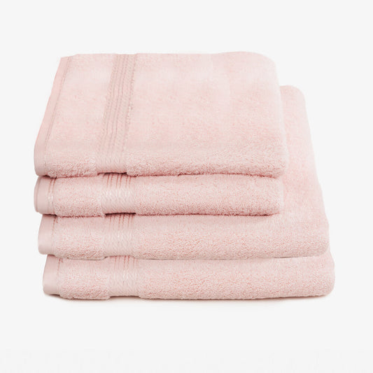 Egyptian Cotton 4 Piece Luxury Bath Sheet and Bath Towel Set