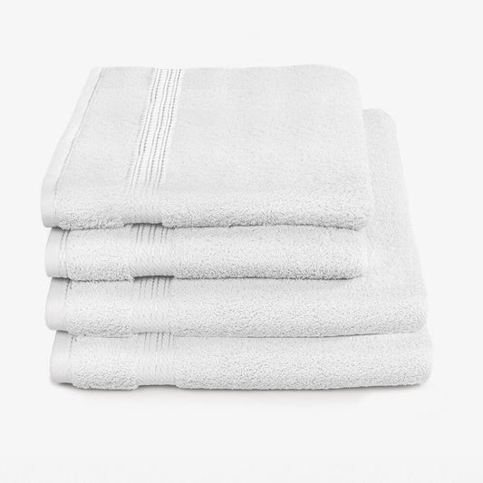 Egyptian Cotton 4 Piece Luxury Bath Sheet and Bath Towel Set