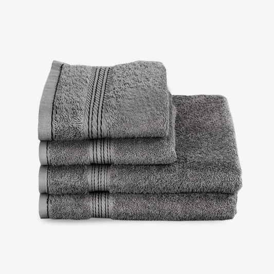 Egyptian Cotton 4 Piece Luxury Bath Towel and Hand Towel Set