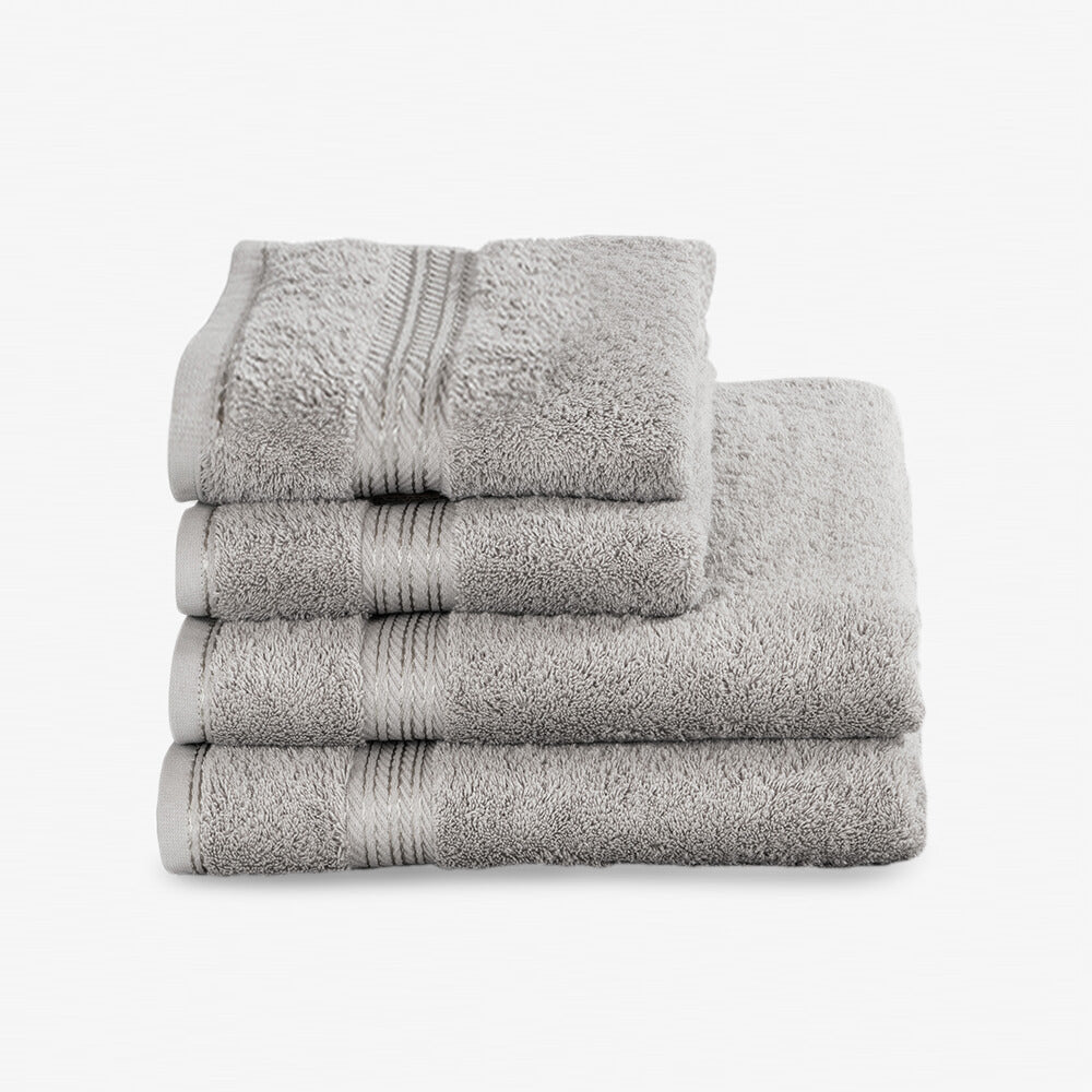 Egyptian Cotton 4 Piece Luxury Bath Towel and Hand Towel Set