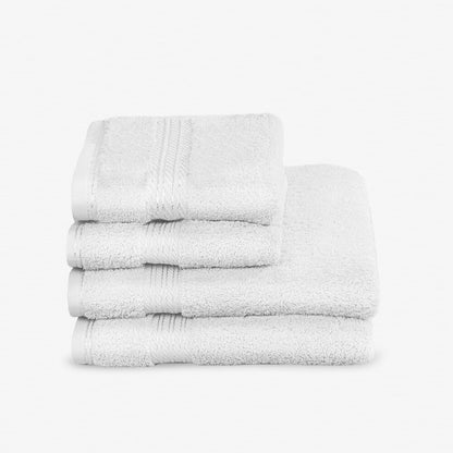 Egyptian Cotton 4 Piece Luxury Bath Towel and Hand Towel Set