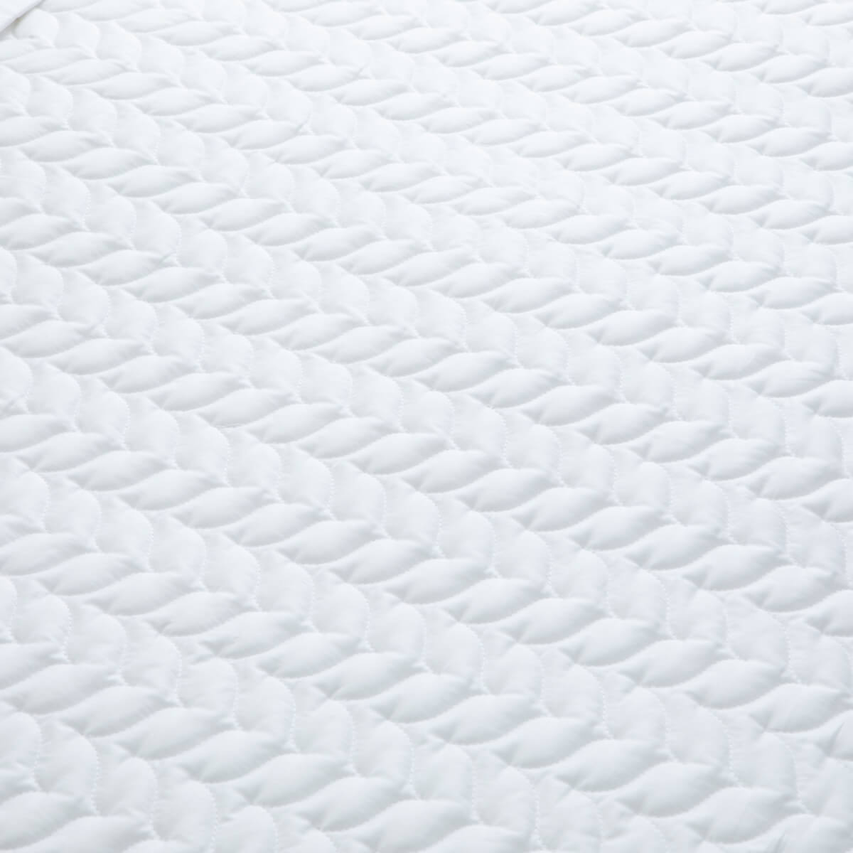 Egyptian Cotton 500 Thread Count Sateen Luxury Duvet Cover and 40cm Deep Fitted Sheet Set With Four Standard Pillowcases + Quilted Bed Throw in Pure White
