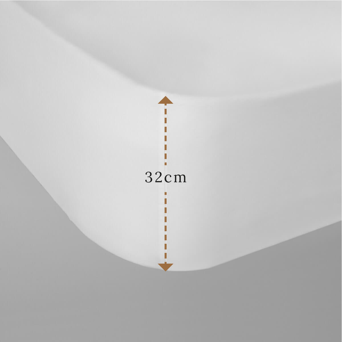 Egyptian Cotton 500 Thread Count Sateen Luxury Sheet, Pure White
