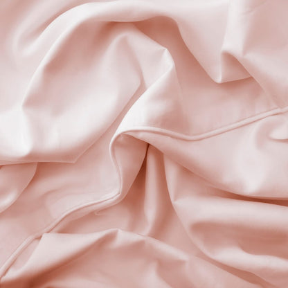 Egyptian Cotton 500 Thread Count Sateen Luxury Duvet Cover and Deep Fitted Sheet Set With Four Standard Pillowcases