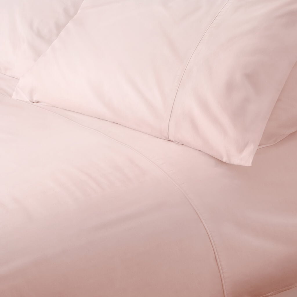 Egyptian Cotton 500 Thread Count Sateen Luxury Duvet Cover and Deep Fitted Sheet Set With Four Standard Pillowcases