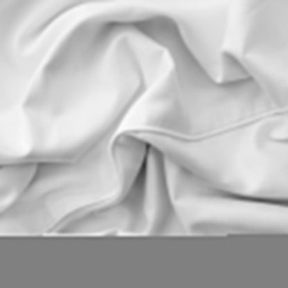 Egyptian Cotton 500 Thread Count Sateen Luxury Duvet Cover and Four Standard Pillowcases, Pure White
