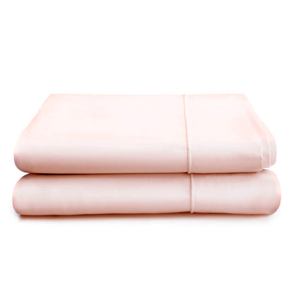 Egyptian Cotton 500 Thread Count Sateen Luxury Duvet Cover, Pink