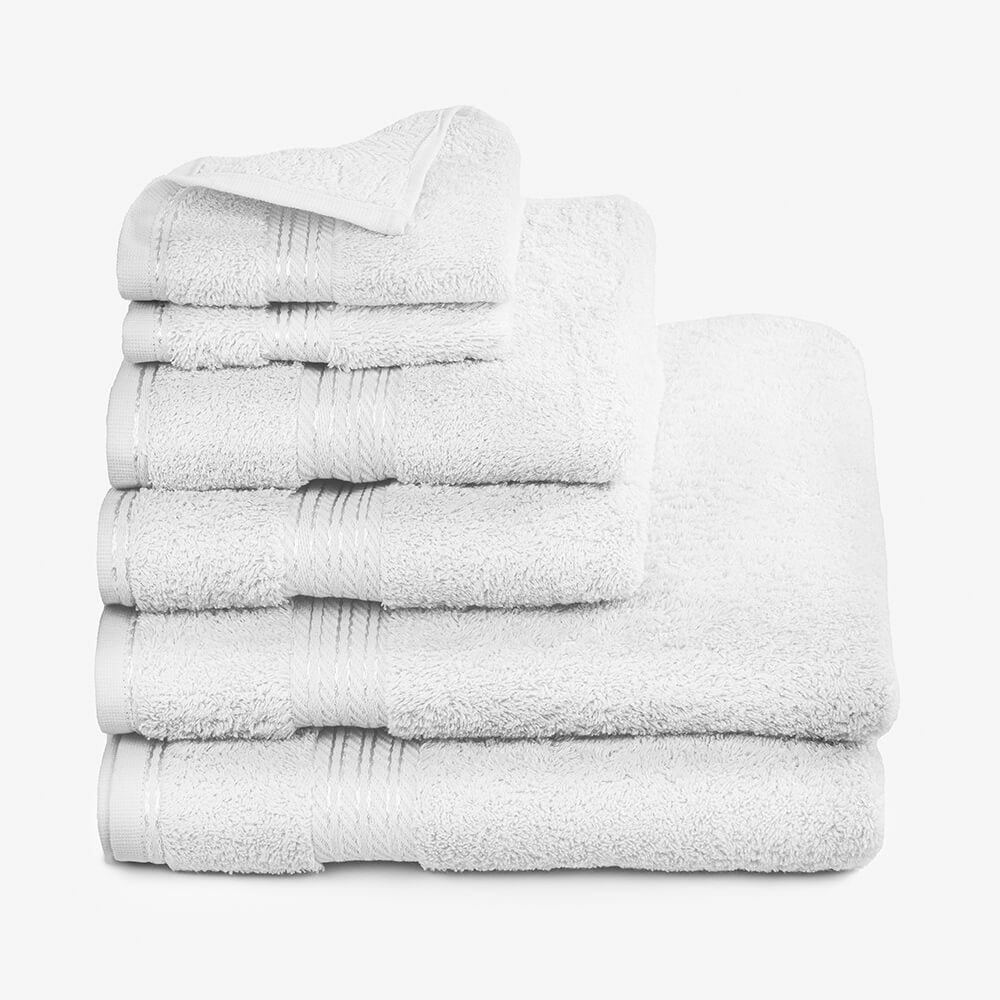 Egyptian Cotton 6 Piece Luxury Bath Towel Set
