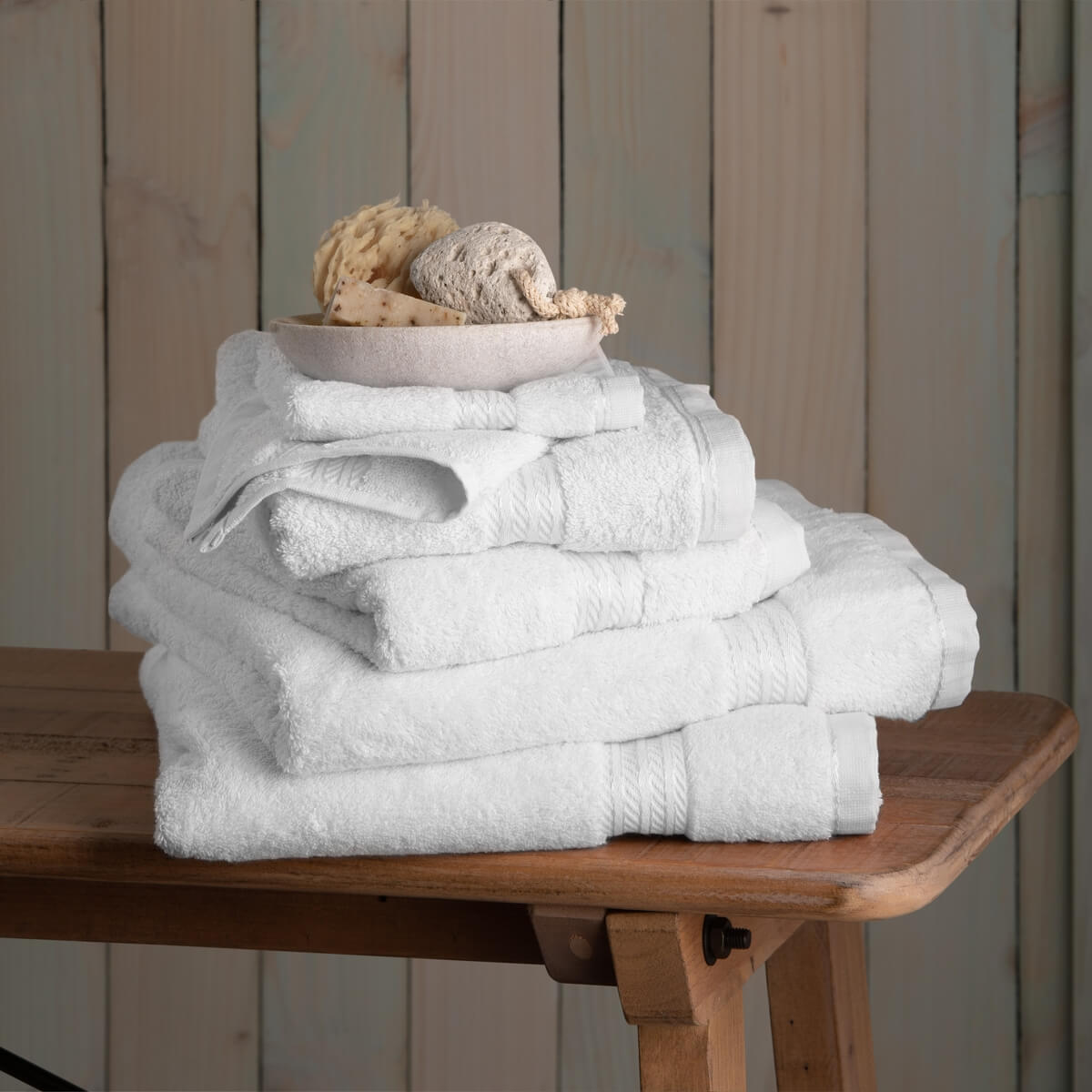 Egyptian Cotton 6 Piece Luxury Bath Towel Set
