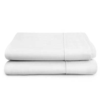 Egyptian Cotton 300 Thread Count Sateen Luxury Duvet Cover, Pure White