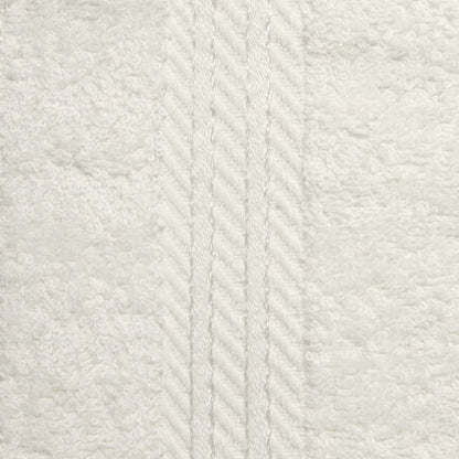 Hampton and Astley 100% Egyptian Cotton 7 Piece Luxury Bath Towel Set, Cream