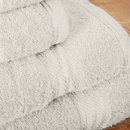 Hampton and Astley 100% Egyptian Cotton 7 Piece Luxury Bath Towel Set, Cream