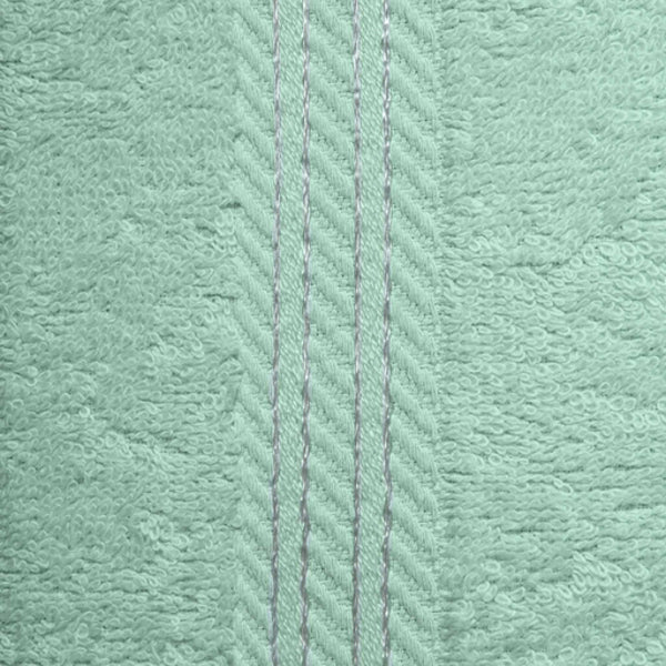 Hampton and Astley 100% Egyptian Cotton 7 Piece Luxury Bath Towel Set, Seafoam Green