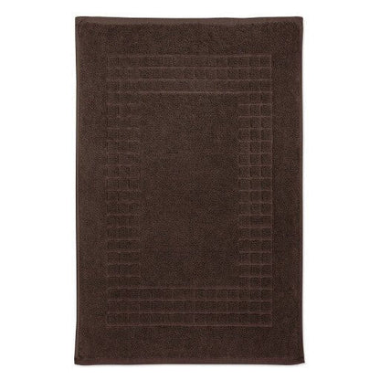 Hampton and Astley 100% Egyptian Cotton Luxury Bath Mat, Midnight Black