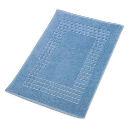 Hampton and Astley 100% Egyptian Cotton Luxury Bath Mat, Cobalt Blue