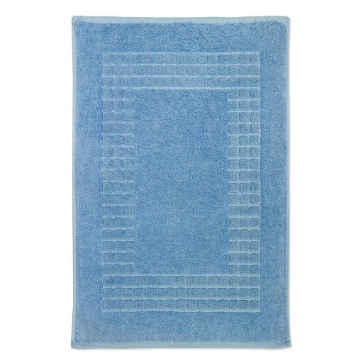 Hampton and Astley 100% Egyptian Cotton Luxury Bath Mat, Cobalt Blue