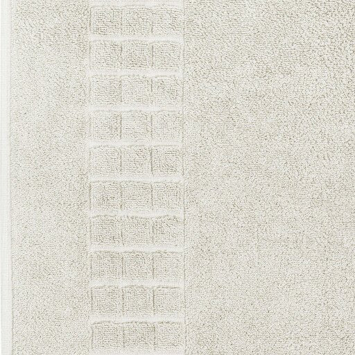 Hampton and Astley 100% Egyptian Cotton Luxury Bath Mat, Cream