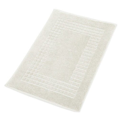 Hampton and Astley 100% Egyptian Cotton Luxury Bath Mat, Cream