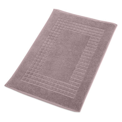 Hampton and Astley 100% Egyptian Cotton Luxury Bath Mat, Lavender