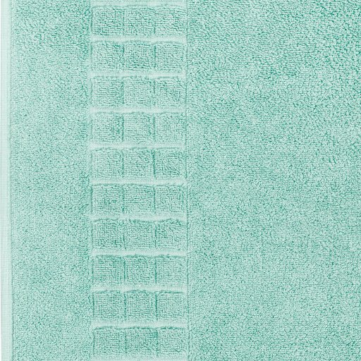 Hampton and Astley 100% Egyptian Cotton Luxury Bath Mat, Seafoam Green