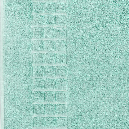 Hampton and Astley 100% Egyptian Cotton Luxury Bath Mat, Seafoam Green