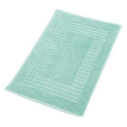 Hampton and Astley 100% Egyptian Cotton Luxury Bath Mat, Seafoam Green