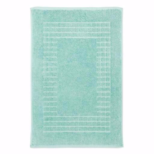 Hampton and Astley 100% Egyptian Cotton Luxury Bath Mat, Seafoam Green