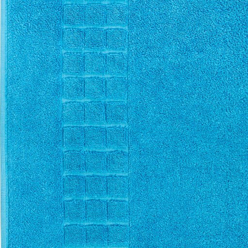 Hampton and Astley 100% Egyptian Cotton Luxury Bath Mat, Teal Blue