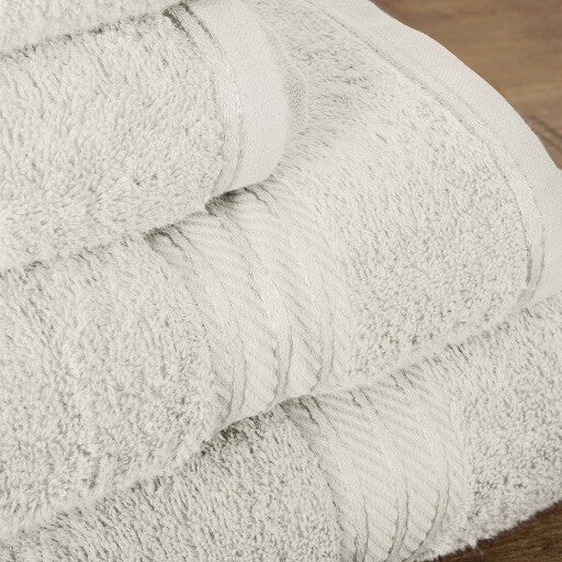 Hampton and Astley 100% Egyptian Cotton Luxury Bath Sheet, Cream