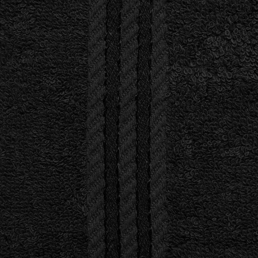 Hampton and Astley 100% Egyptian Cotton Luxury Bath Sheet, Midnight Black