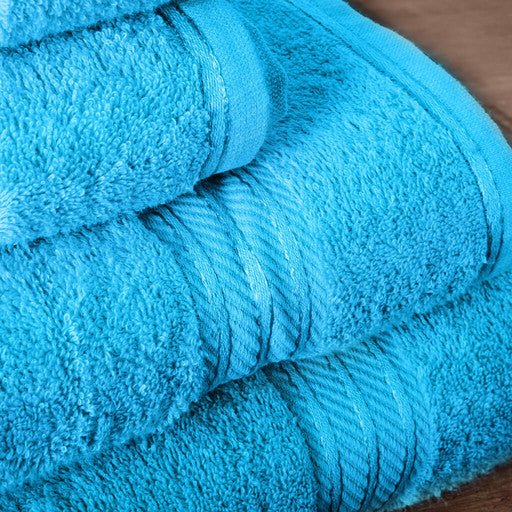 Hampton and Astley 100% Egyptian Cotton Luxury Bath Sheet, Teal Blue